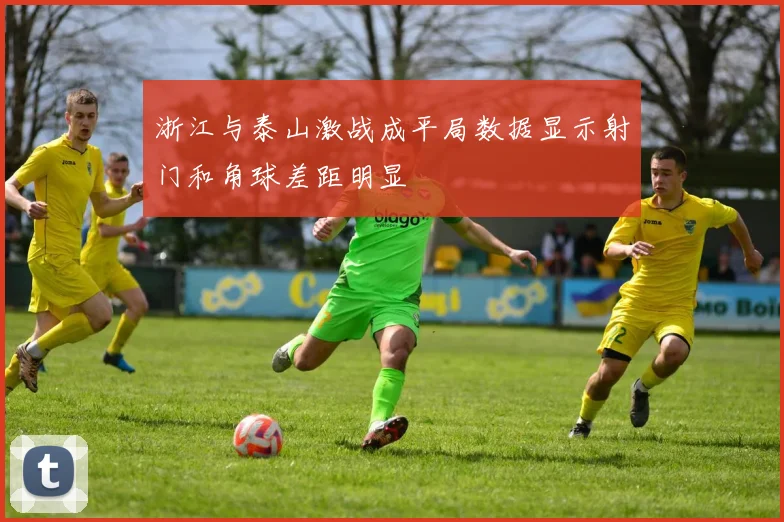 浙江与泰山激战成平局数据显示射门和角球差距明显